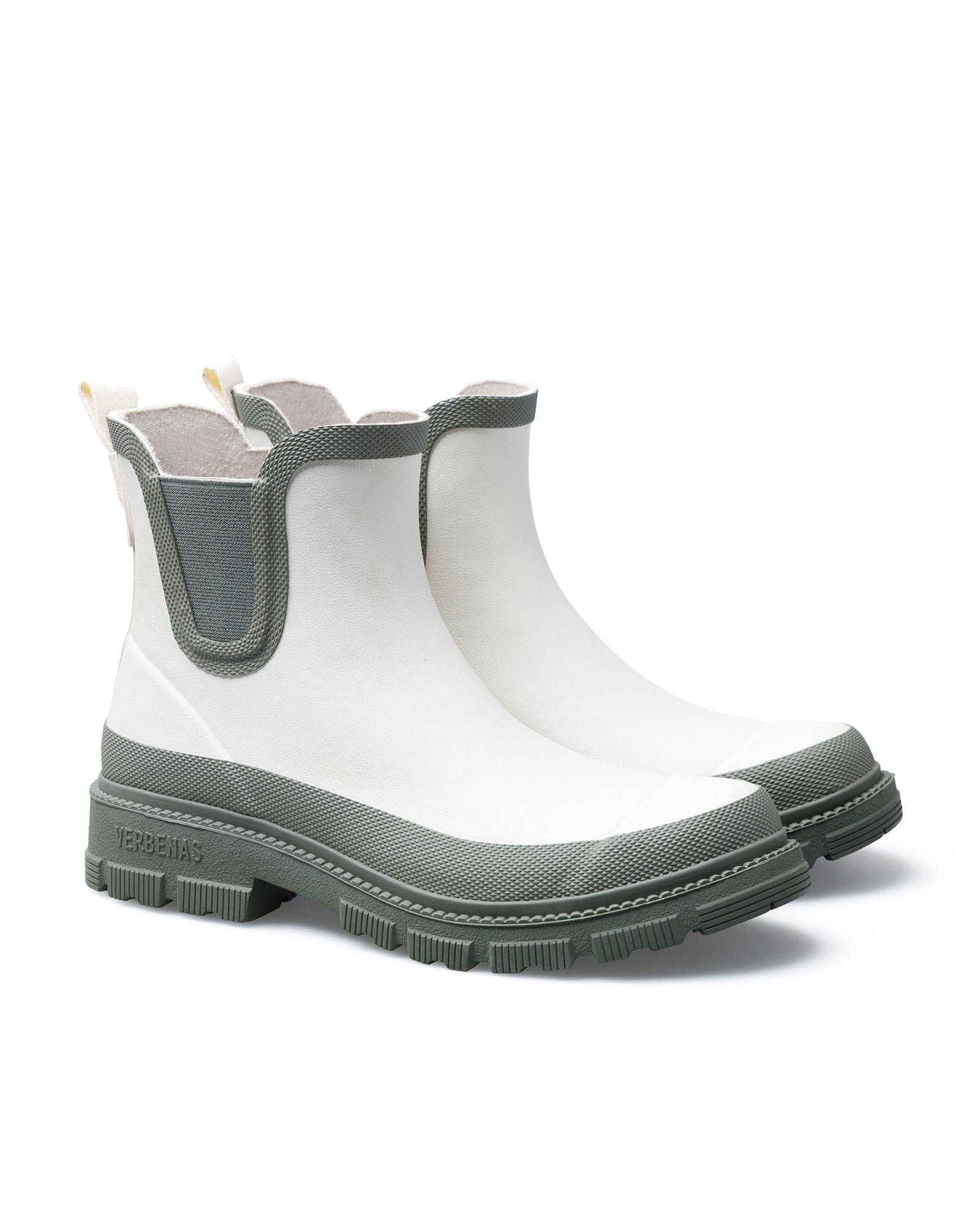 Botas Agua Lua Mate Combi Off White Trebol