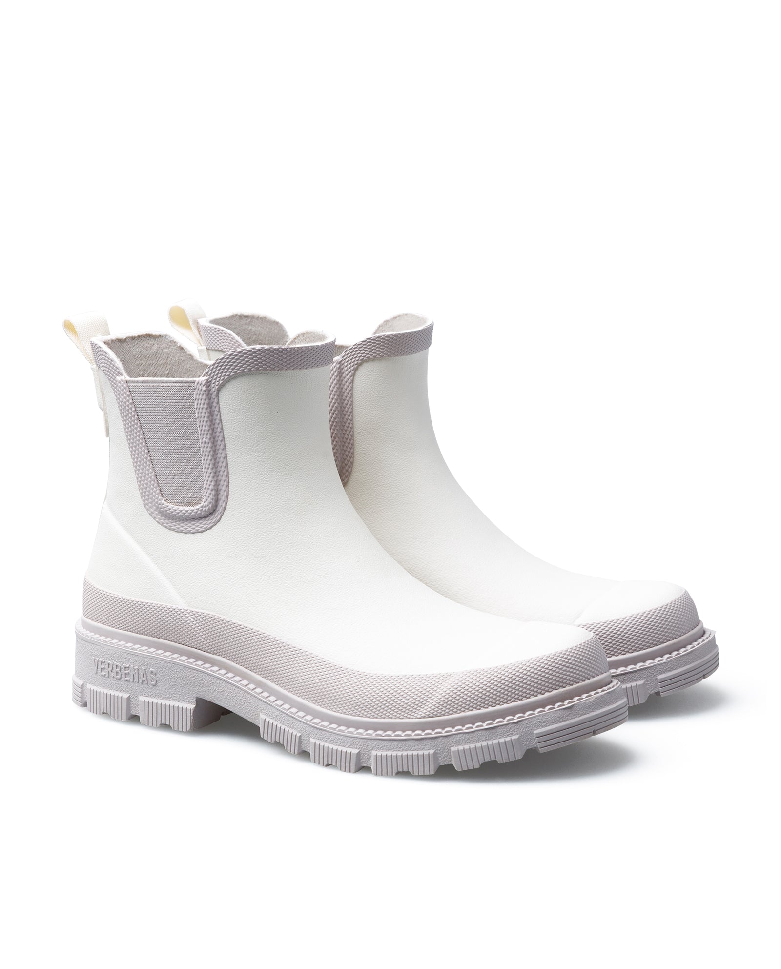 Botas Agua Lua Mate Combi Off White Greige