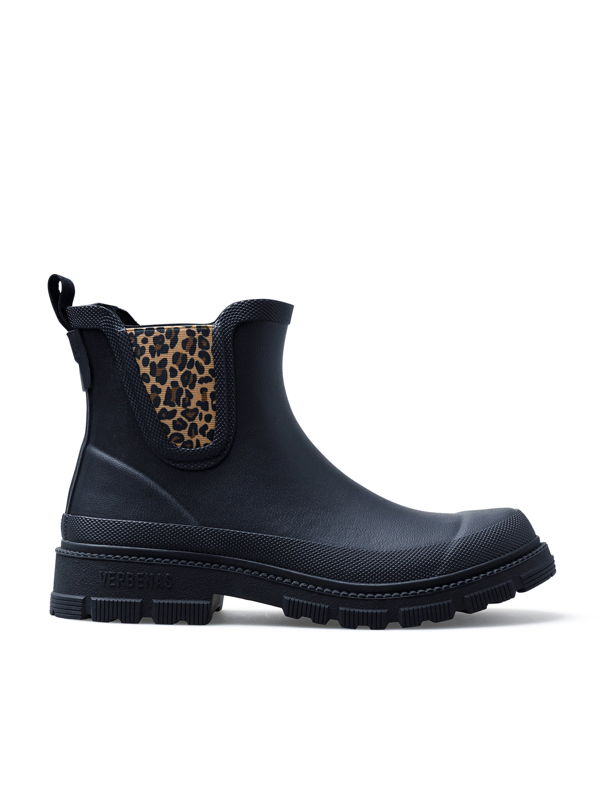 Stivali da pioggia Lua Smooth Combi Animal Black/Sand Leo