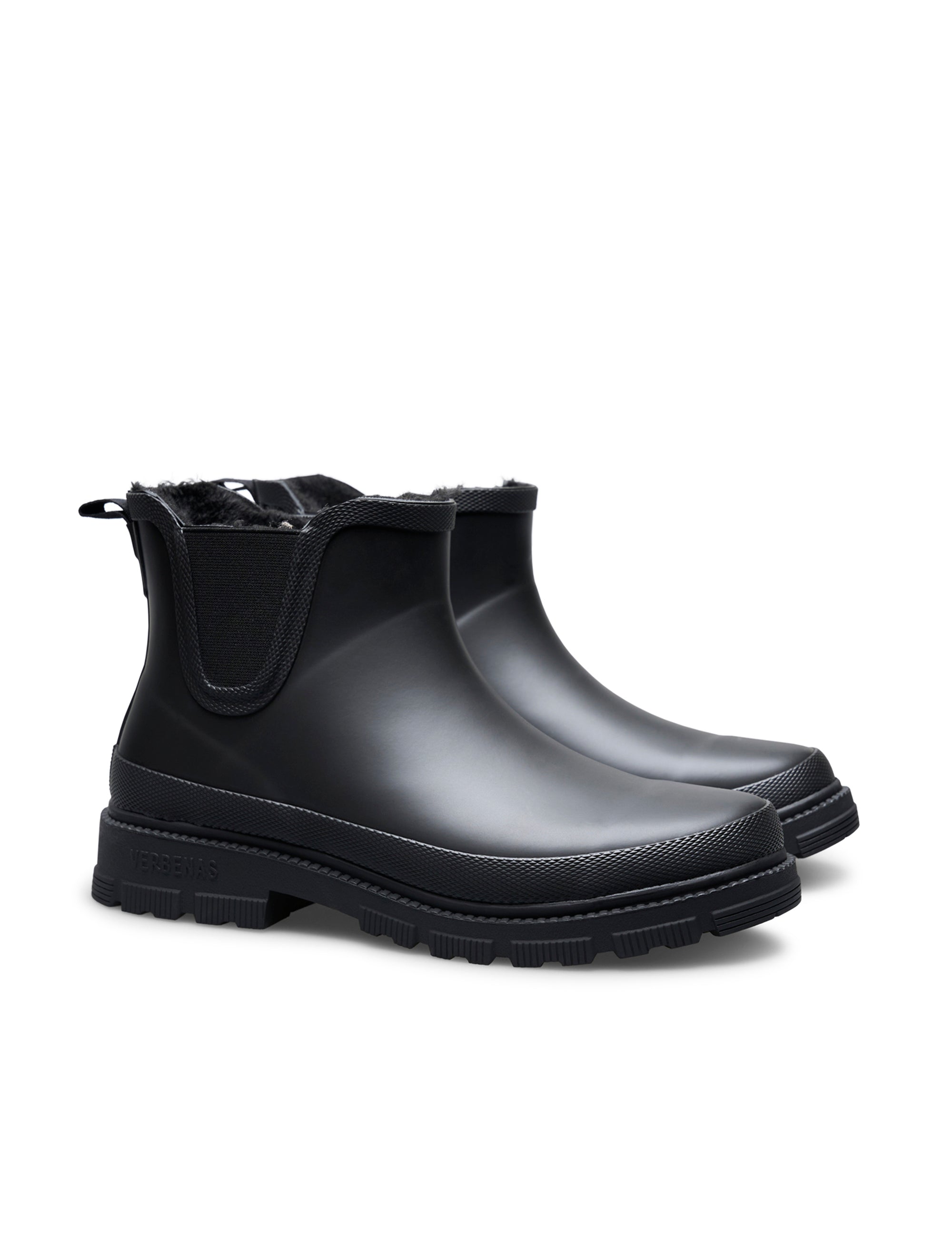 Botas de Água Luka Fur Smooth Black/Black