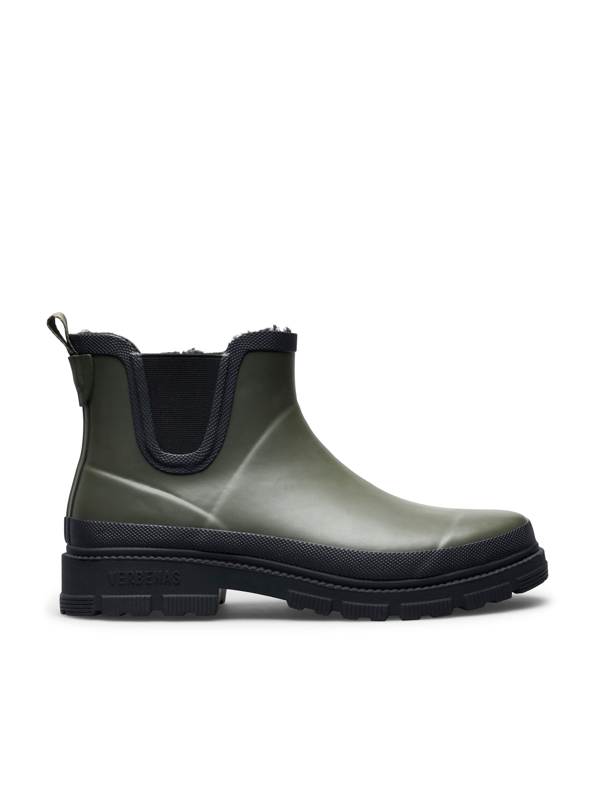 Botas de Água Luka Fur Smooth Kaki/Black