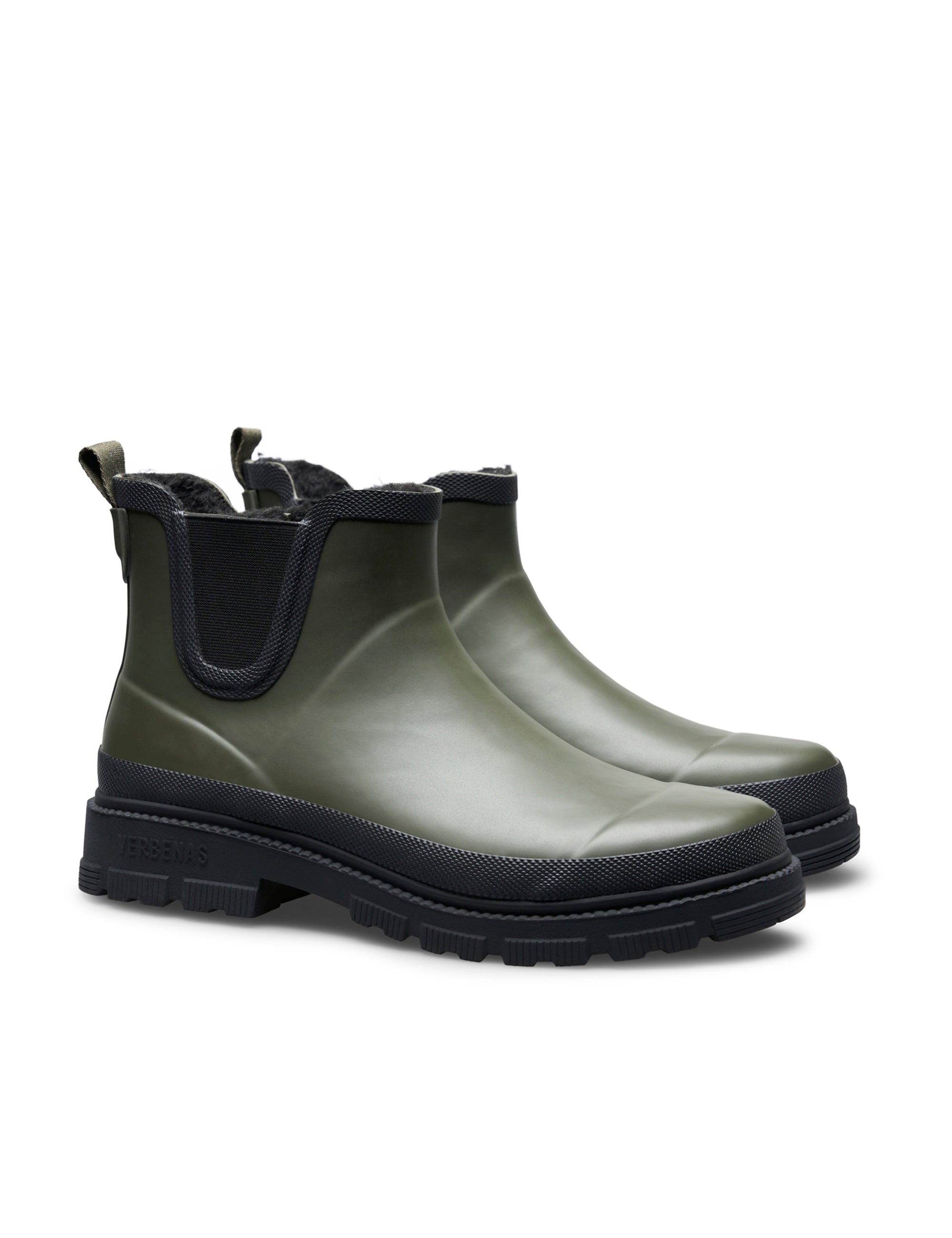 Botas de Água Luka Fur Smooth Kaki/Black