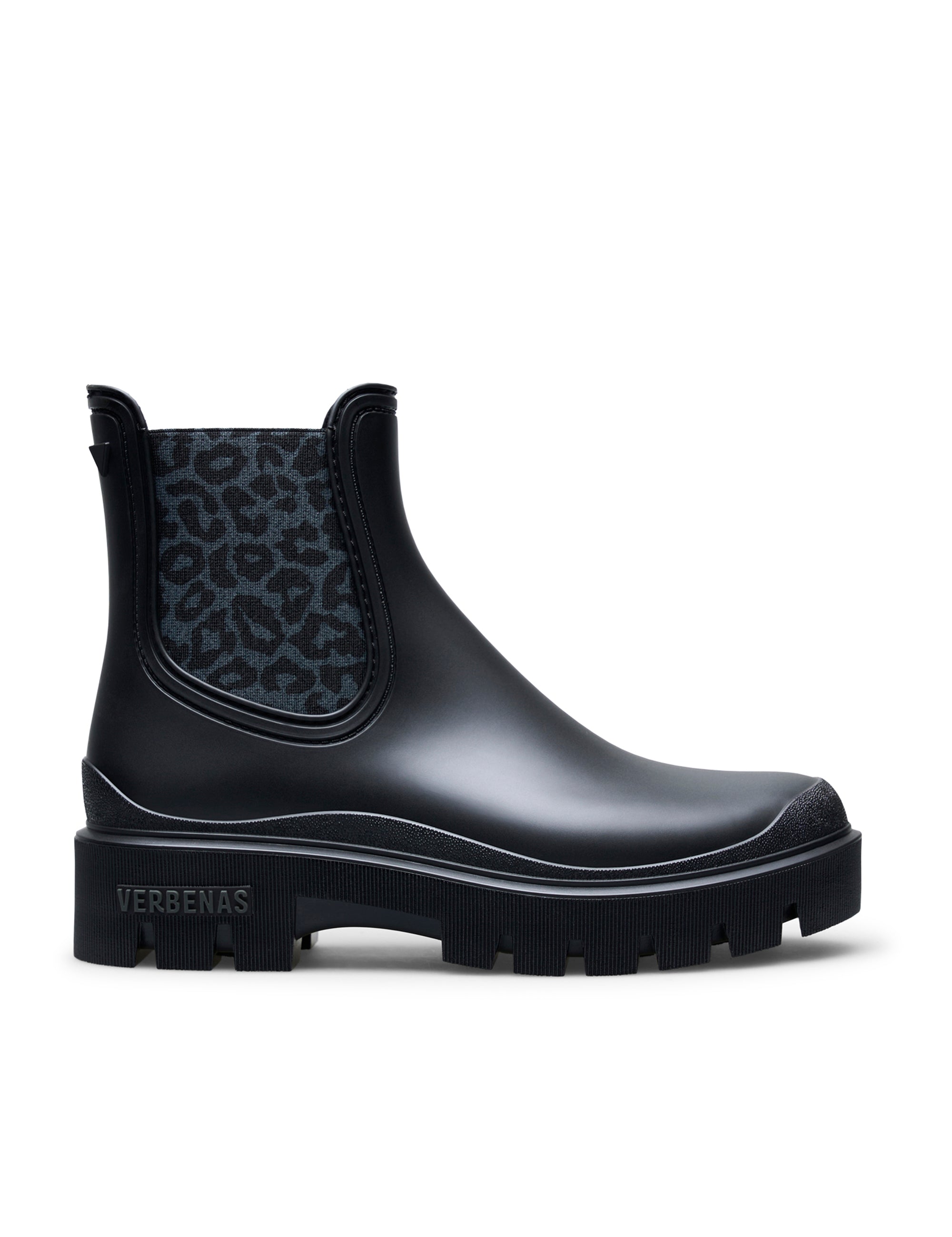 Rain Boots Mae Mate Animal Negro/Leo Negro