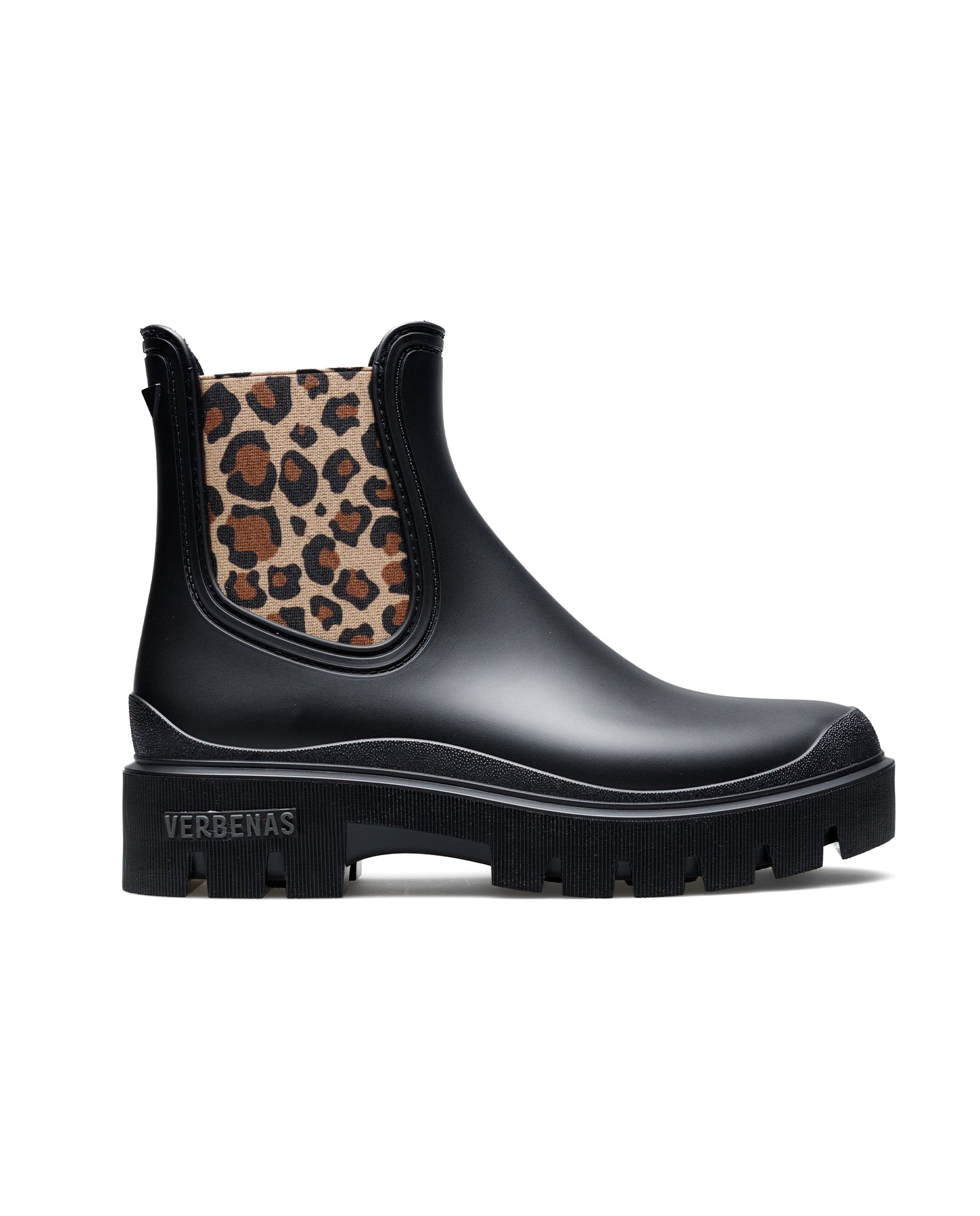 Rain Boots Mae Mate Animal Negro Leopardo