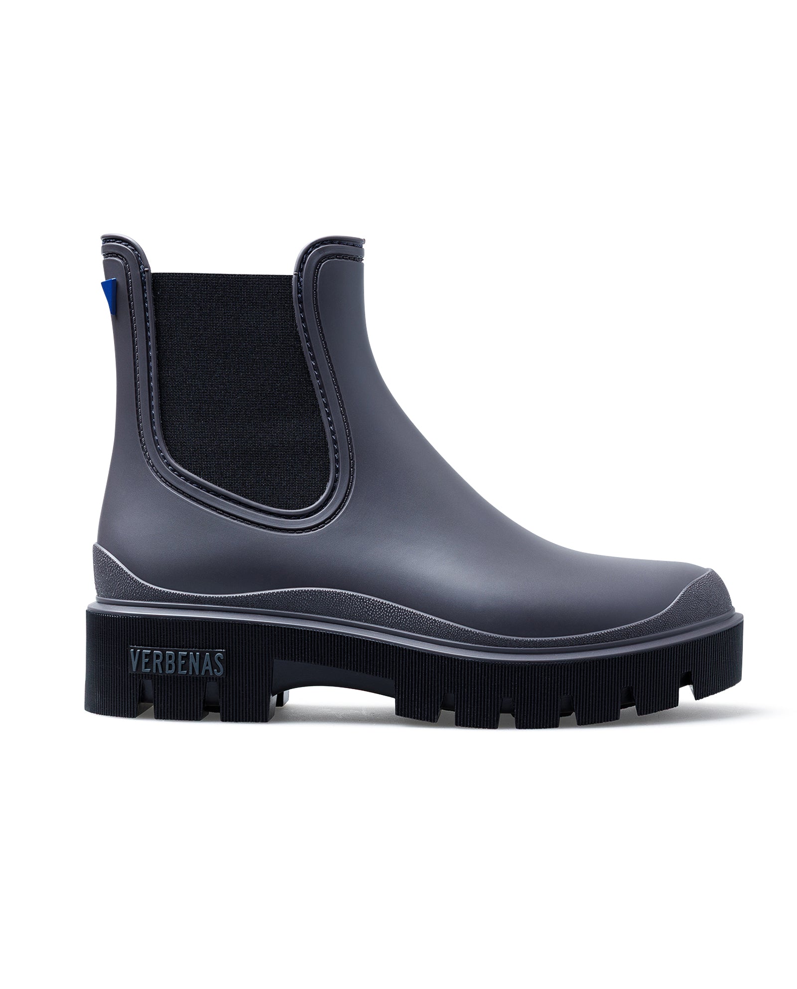 Rain Boots Mae Mate Gris-Negro