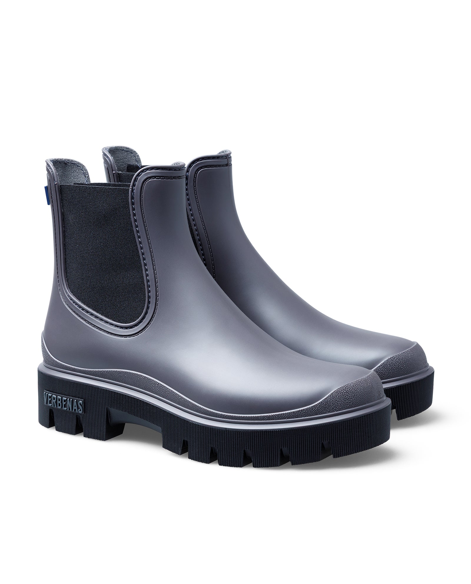 Rain Boots Mae Mate Gris-Negro