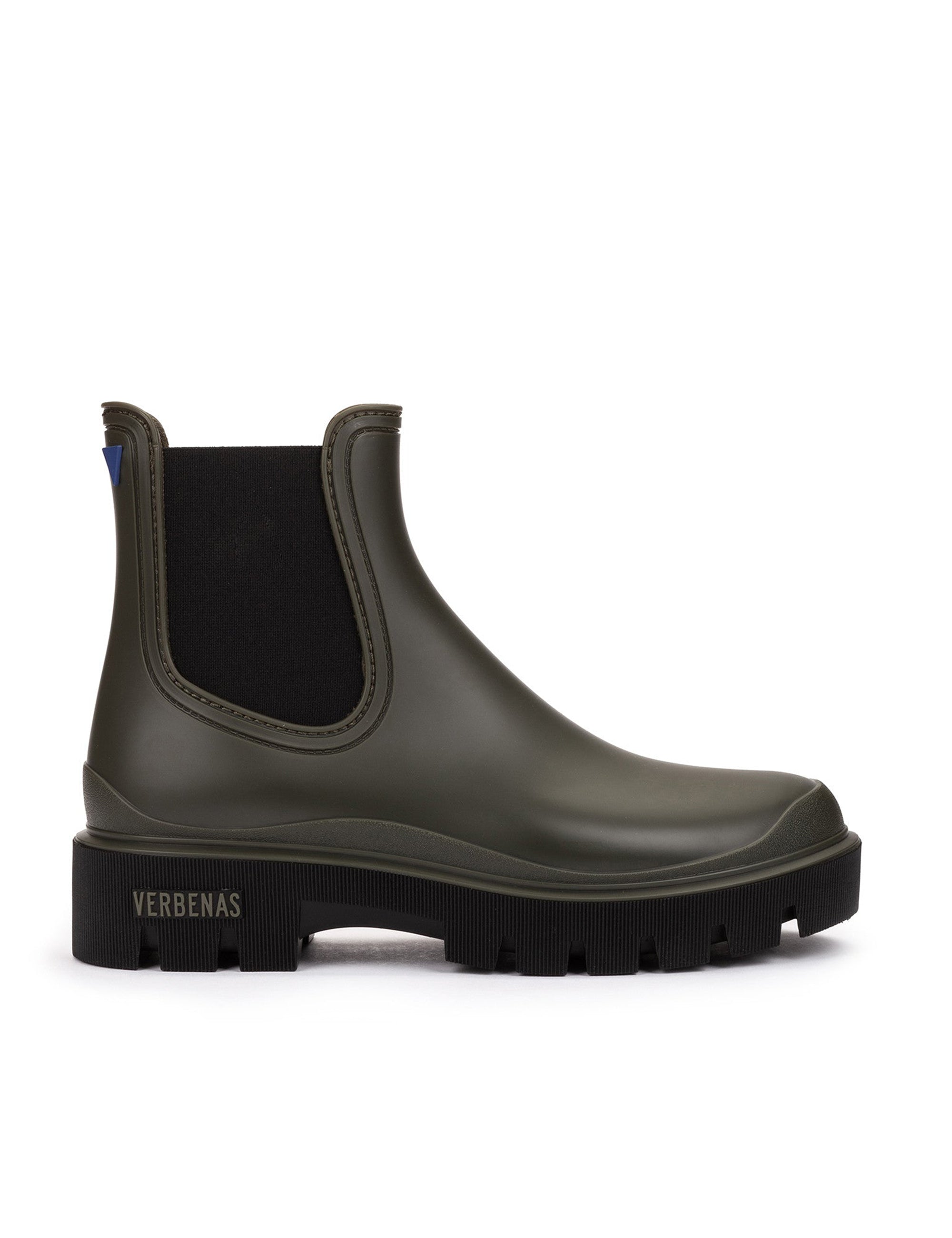 Rain Boots Mae Mate Kaki-Negro