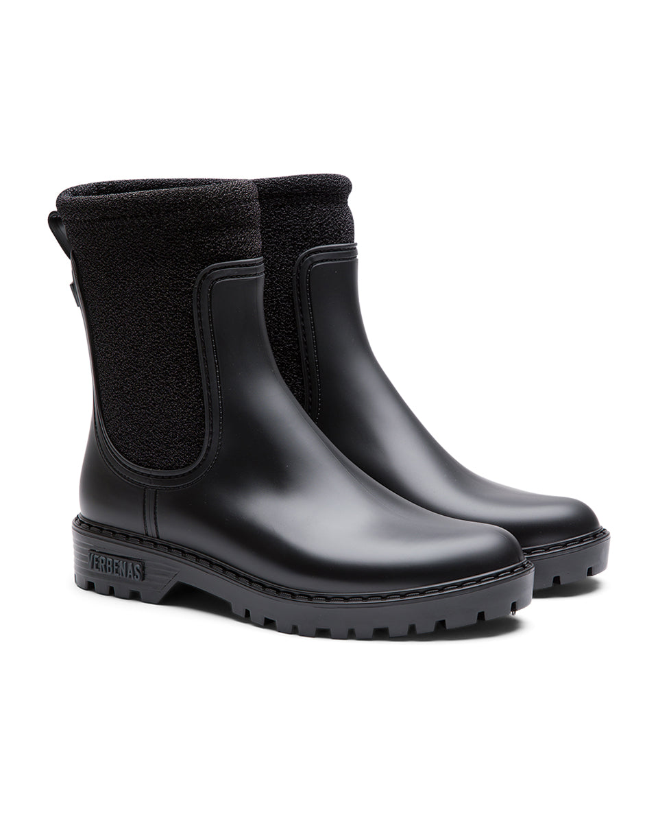 Botas Agua Gala Mate Planet Negro/Negro