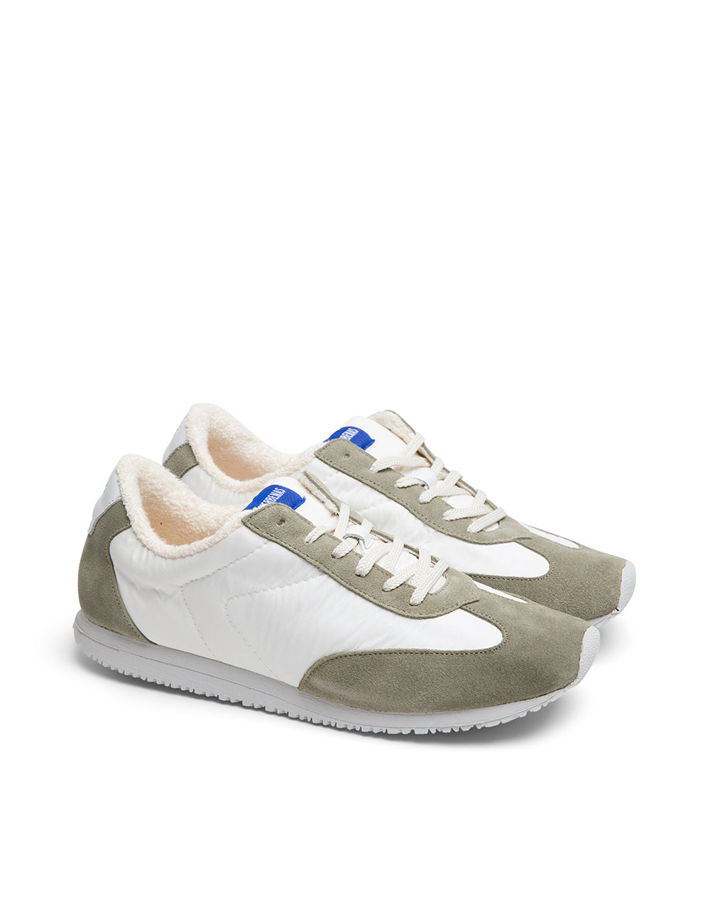 Sneakers Seven Ripstop/White Suede/Bosco