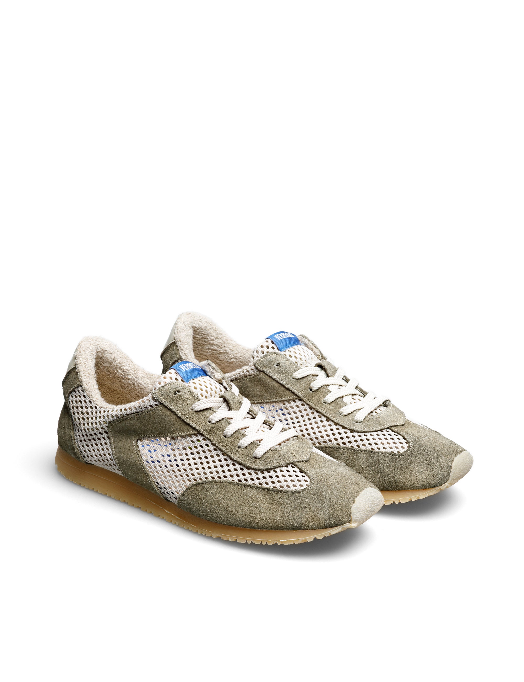 Sneakers Seven Washed Mesh Kaki