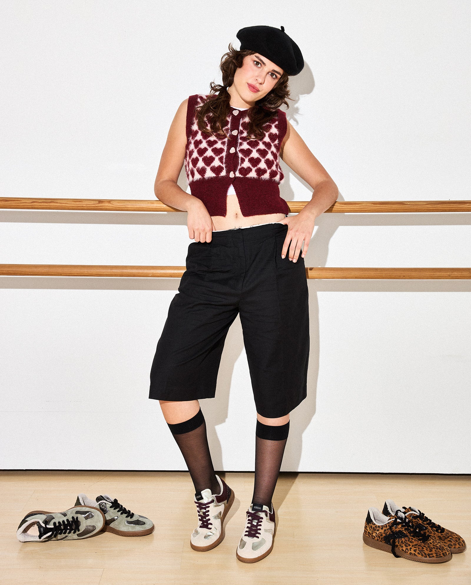 Sneakers Sora Fantasy Oro/Crudo/Vino