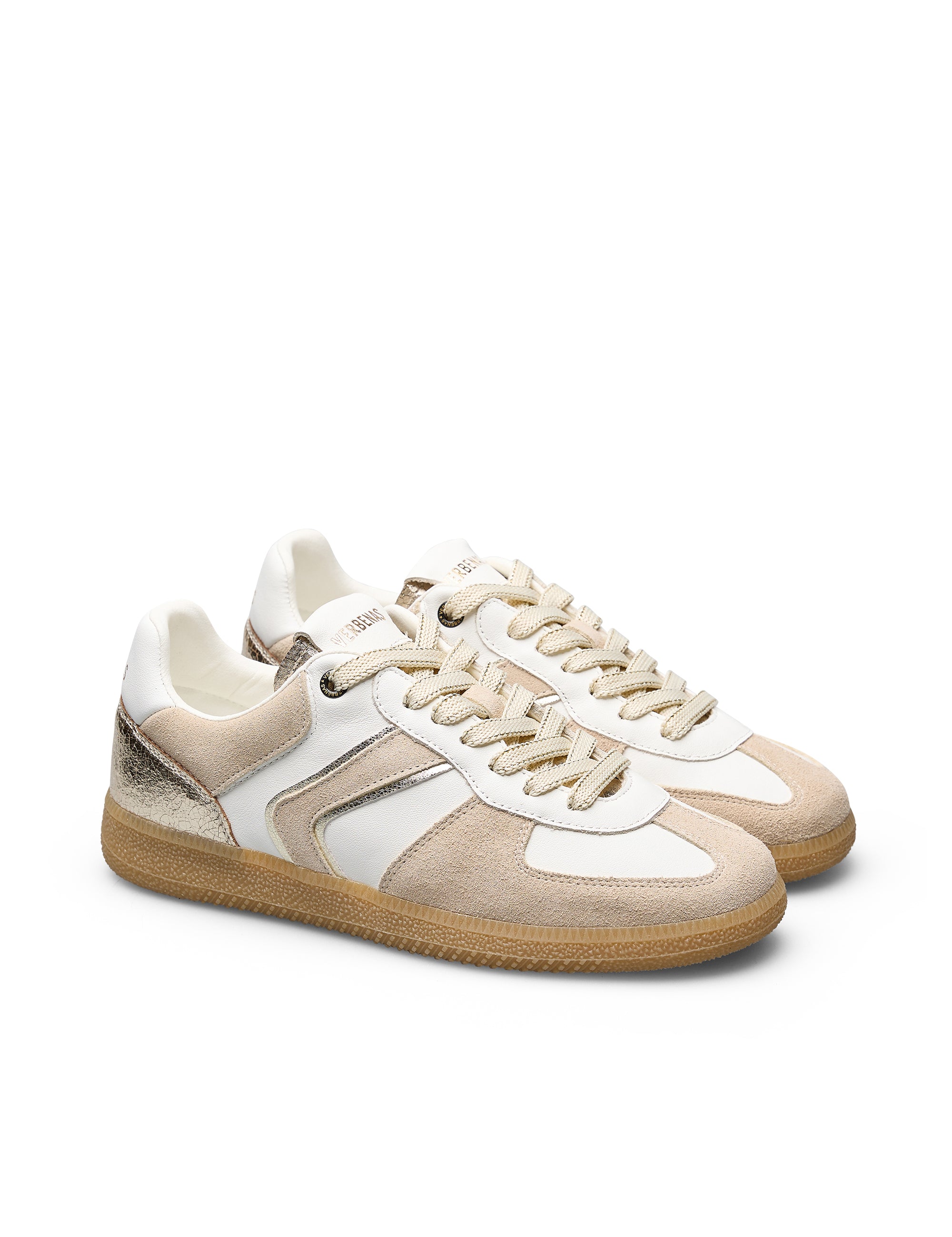 Sneakers Sora Sibela Blanco-Crudo-Oro