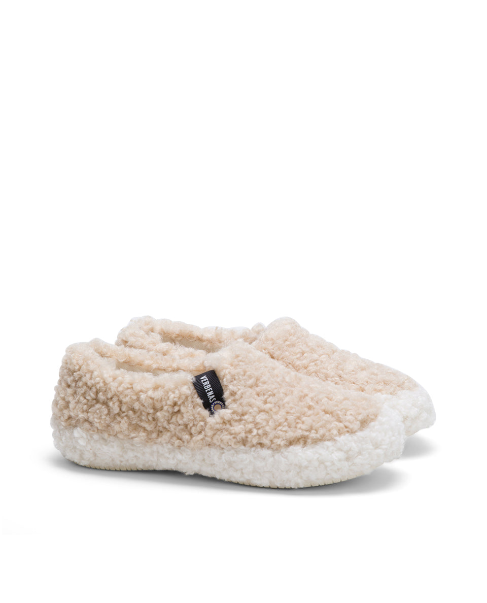 Slippers Yecla Curly Beig/Crudo