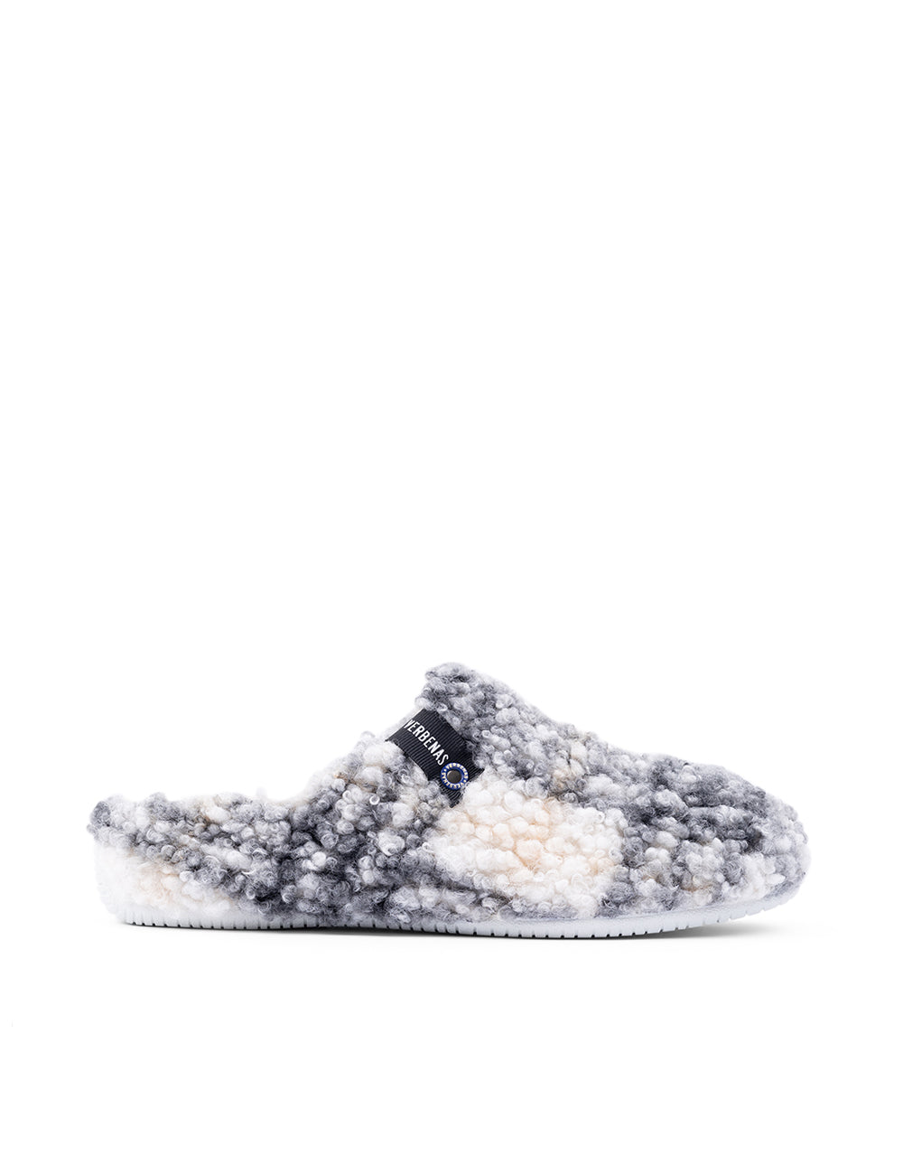 Zapatillas Casa York Plaid Borrego Blanco