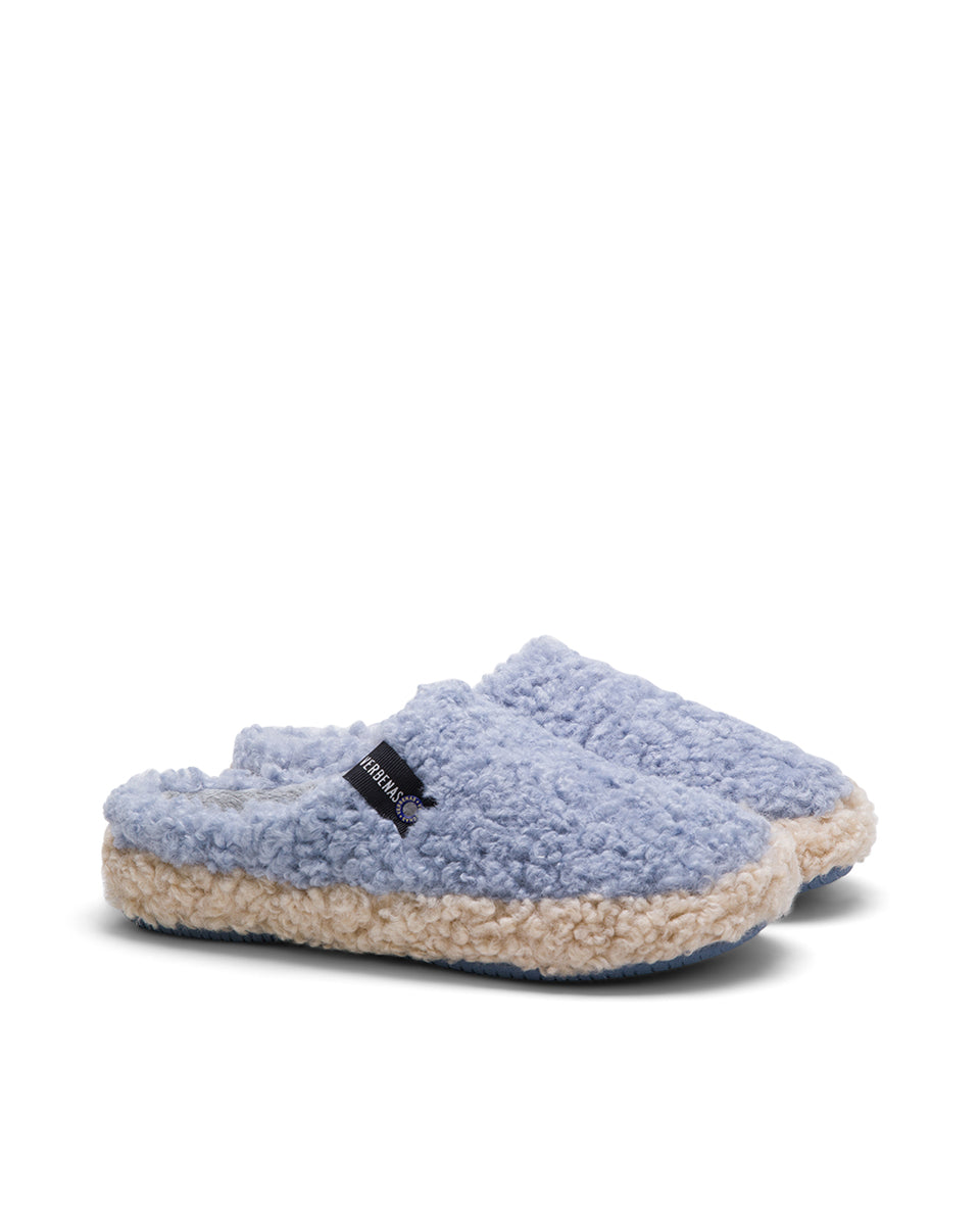 Zapatillas Casa Yuma Curly Cielo/Beig