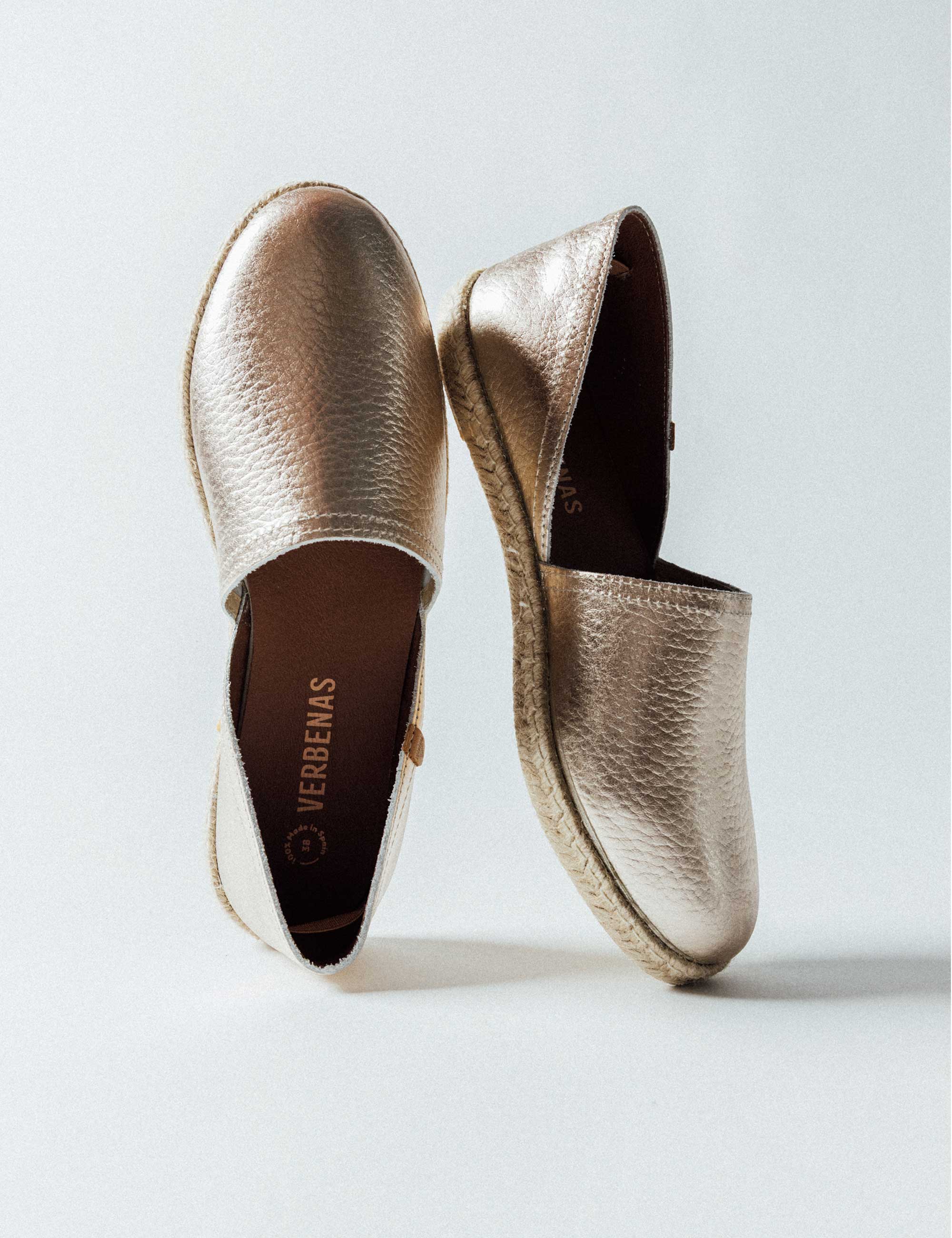 Espadrilles Carmen Nucleo Metal Oro
