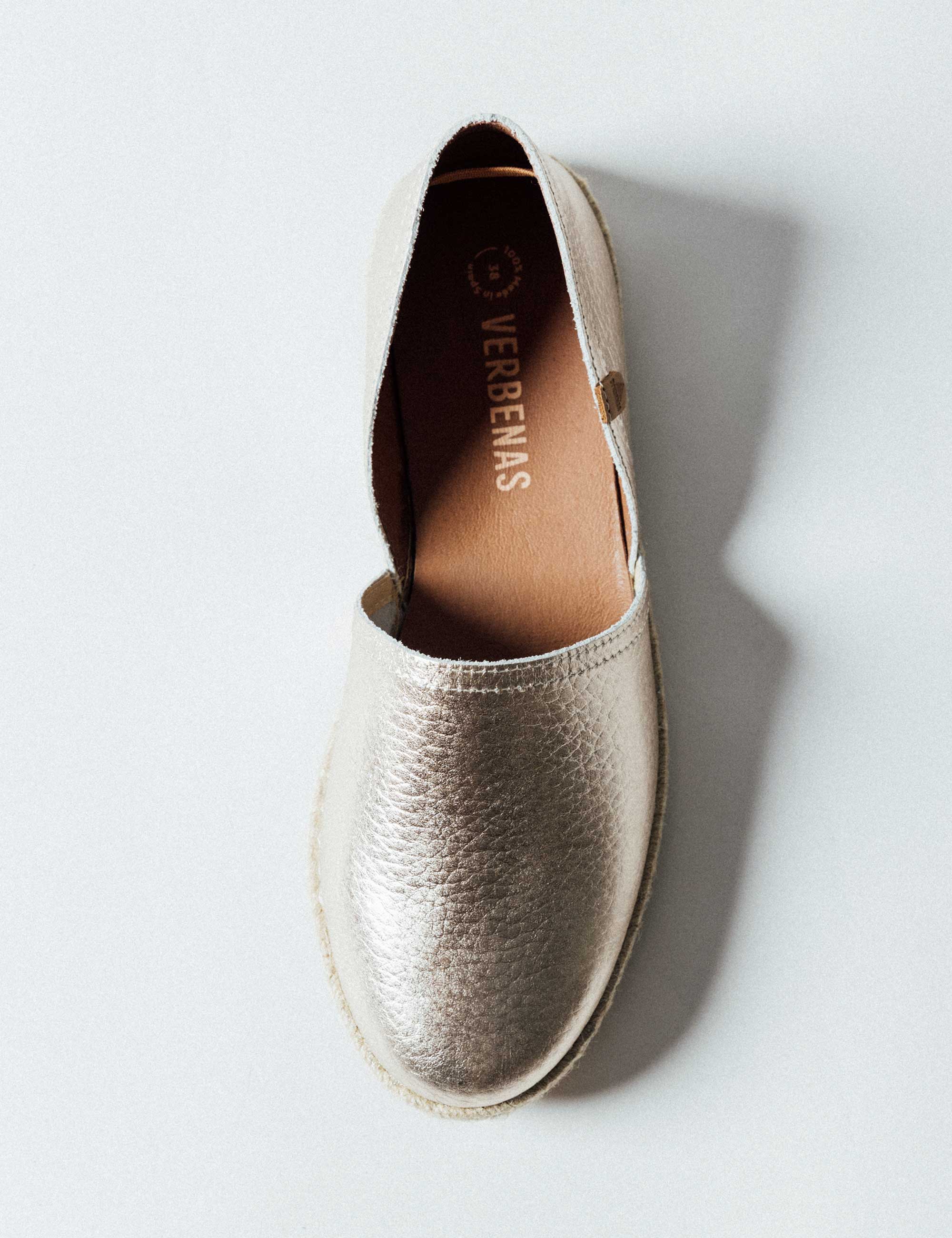 Espadrilles Carmen Nucleo Metal Oro