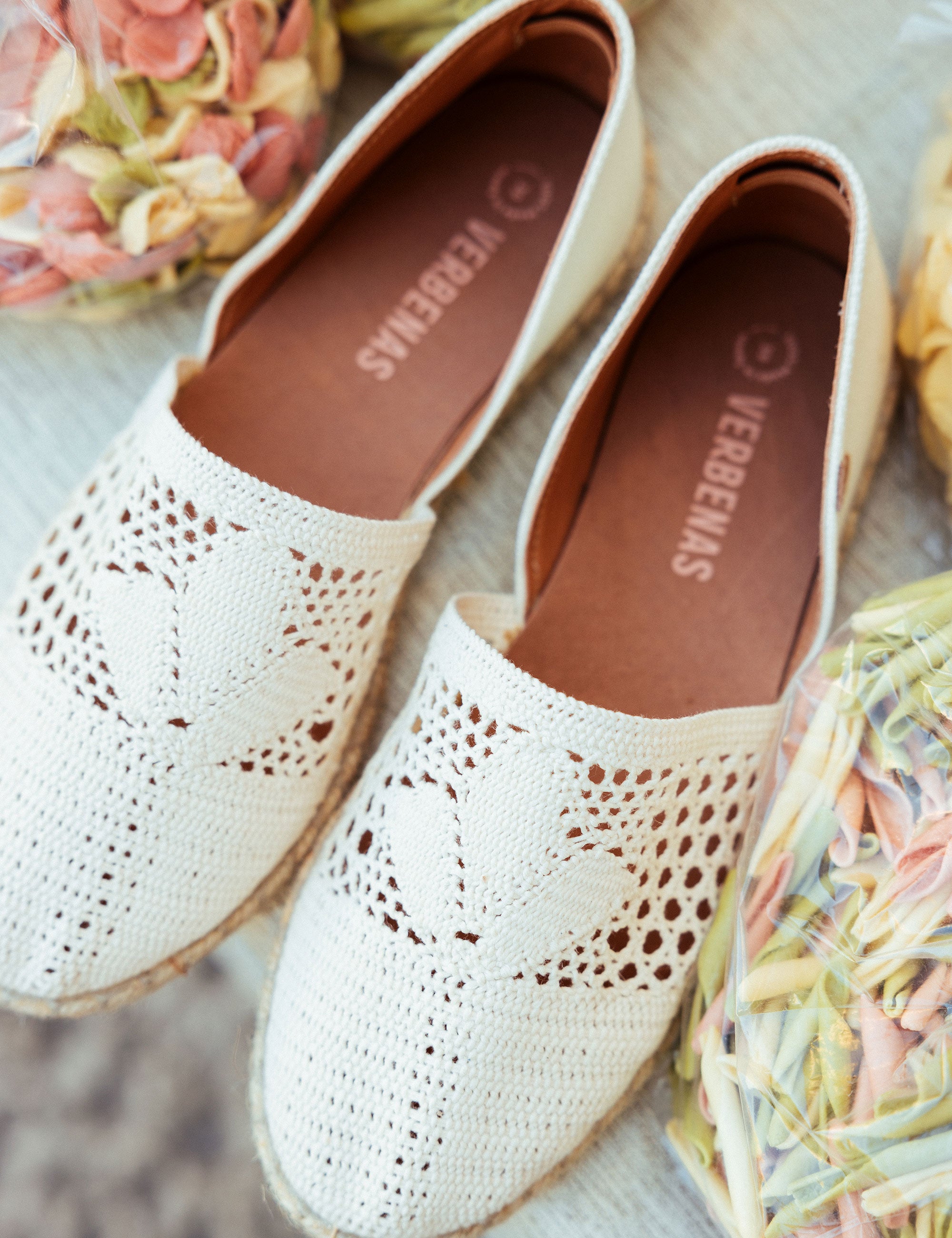 Espadrillas Donna Crochet Ecru Made in Spain Espadrillas Donna Crochet Ecru Made in Spain