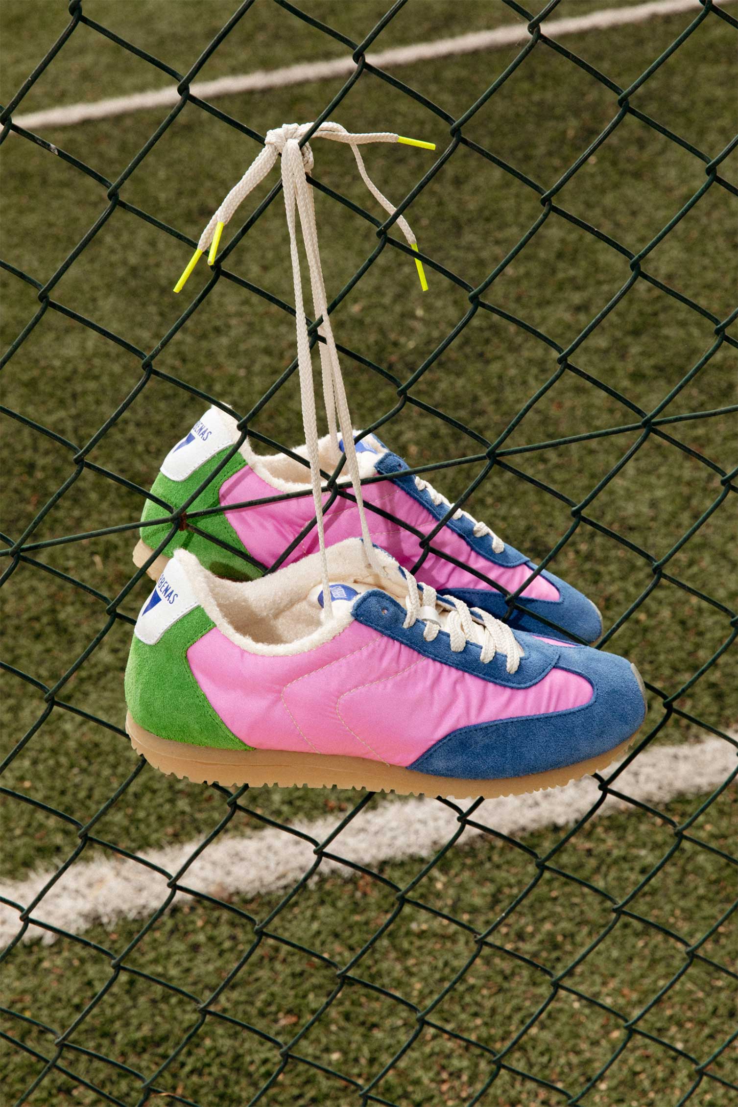 Sneakers One Nylon/serraje Fresa/cobalto/garden